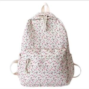 NEW Pink Flowered Backpack